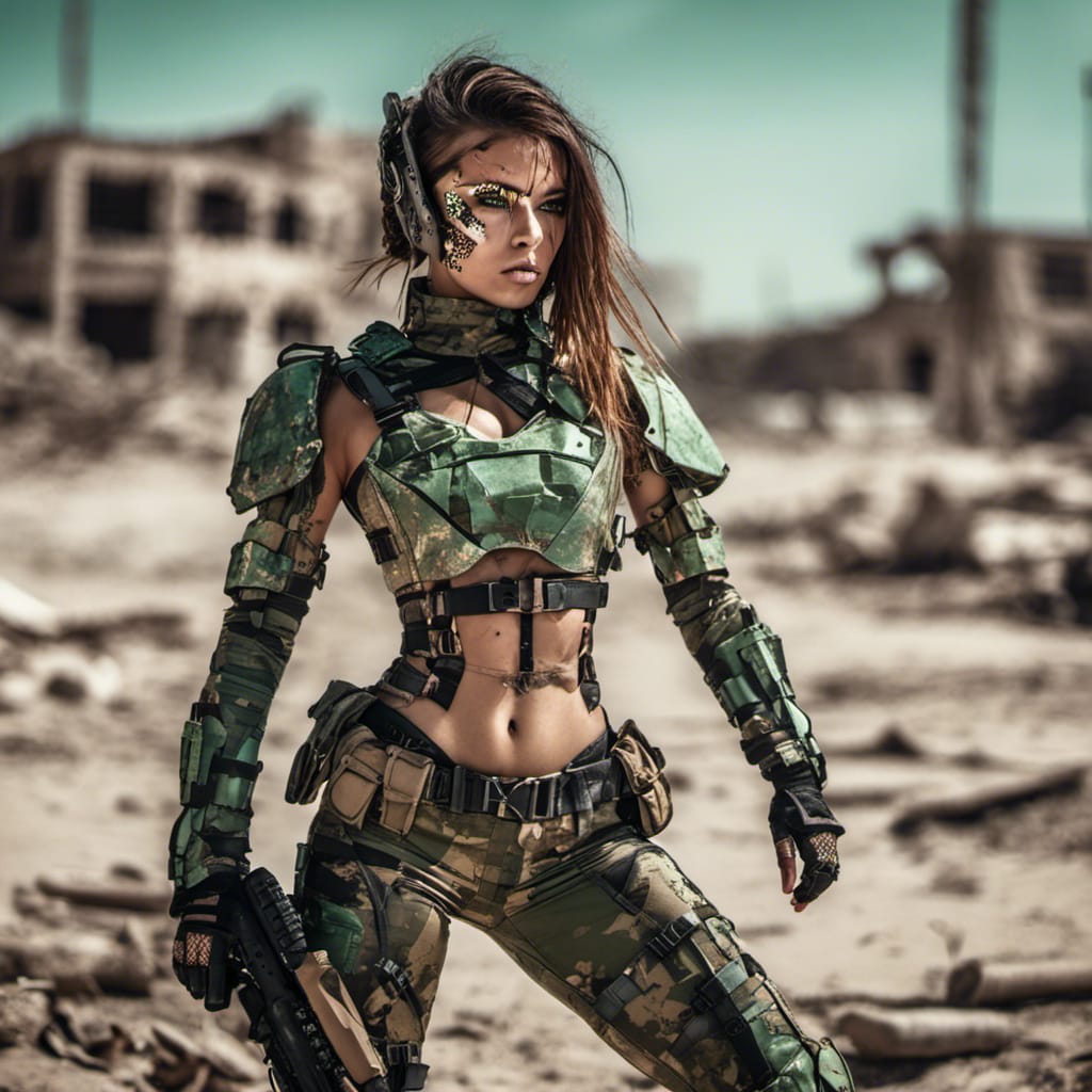 cyberpunk bravo models future warrior girls vanessa decker 